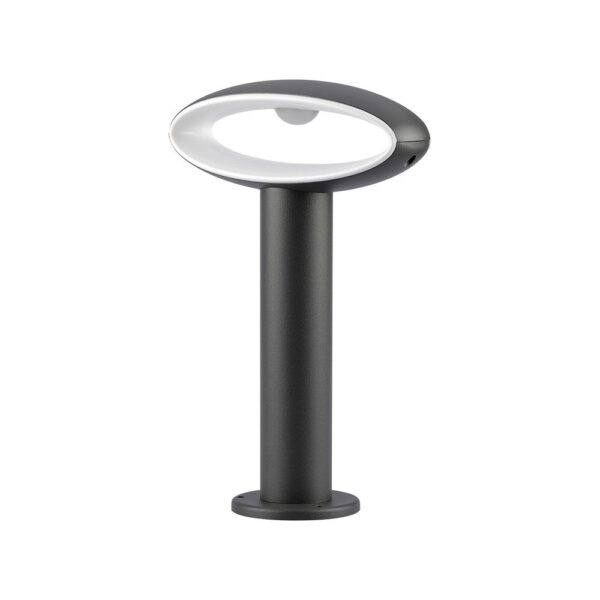 LED Επιδαπέδιο Φωτιστικό 9W V-TAC 30cm Αδιάβροχο IP54 Γκρι Αλουμίνιο Θερμό 3000K – 5154