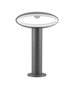 LED Επιδαπέδιο Φωτιστικό 9W V-TAC 30cm Αδιάβροχο IP54 Γκρι Αλουμίνιο Θερμό 3000K – 5154