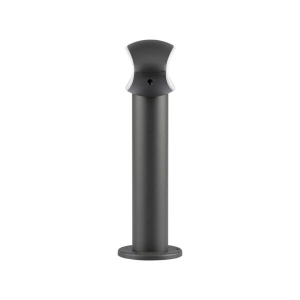 LED Επιδαπέδιο Φωτιστικό 9W V-TAC 30cm Αδιάβροχο IP54 Γκρι Αλουμίνιο Θερμό 3000K – 5154