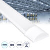 GloboStar® 60155 LED Γραμμικό Βιομηχανικό Φωτιστικό Tri-Proof 60cm 20W 1886lm 120° AC 220-240V Αδιάβροχο IP65 Μ60 x Π7.5 x Υ2.5cm Ψυχρό Λευκό 6000K – 2 Χρόνια Εγγύηση