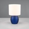 Πορτατίφ Trio Lighting 1x E14 Μπλε Γυαλί με Λευκό Αμπζουρ – 517900112