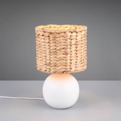Πορτατιφ με Ψάθινο Αμπαζουρ Φ18 VINA 1xE27 Trio Lighting – 518900101