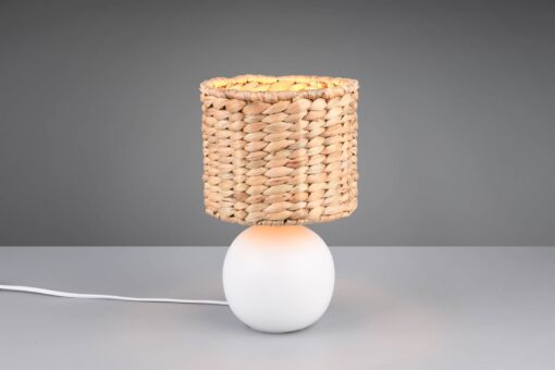 Πορτατιφ με Ψάθινο Αμπαζουρ Φ18 VINA 1xE27 Trio Lighting – 518900101