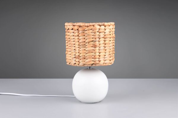 Πορτατιφ με Ψάθινο Αμπαζουρ Φ18 VINA 1xE27 Trio Lighting – 518900101