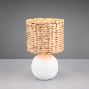 Πορτατιφ με Ψάθινο Αμπαζουρ Φ18 VINA 1xE27 Trio Lighting – 518900101
