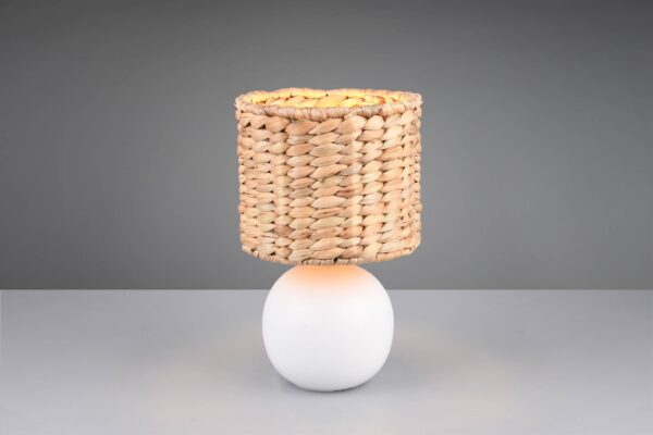Πορτατιφ με Ψάθινο Αμπαζουρ Φ18 VINA 1xE27 Trio Lighting – 518900101