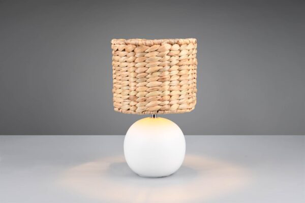 Πορτατιφ με Ψάθινο Αμπαζουρ Φ18 VINA 1xE27 Trio Lighting – 518900101