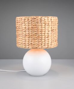 Πορτατιφ με Ψάθινο Αμπαζουρ Φ28 VINA 1xE27 Trio Lighting – 518990101