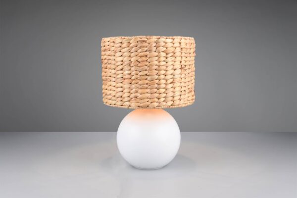 Πορτατιφ με Ψάθινο Αμπαζουρ Φ28 VINA 1xE27 Trio Lighting – 518990101