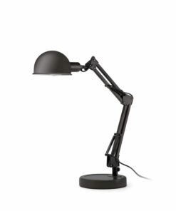 Faro Barcelona Φωτιστικό Γραφείου Μαύρο 1xE14 – 51909