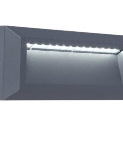 Lutec Helena Frame Εξωτερικού Χώρου Led Φωτιστικό Τοίχου Σκούρο Γκρι LED 400 lm IP54 4000K – 5191602118