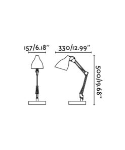 GRU BLACK READING LAMP 1 X E27 11W FARO – 51917
