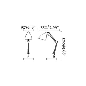 GRU BLACK READING LAMP 1 X E27 11W                FARO – 51917