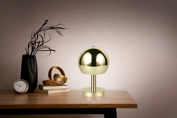 Επιτραπέζιο Φωτιστικό Trio Lighting 1x E27 Χρώματος Ορείχαλκος – 519300103