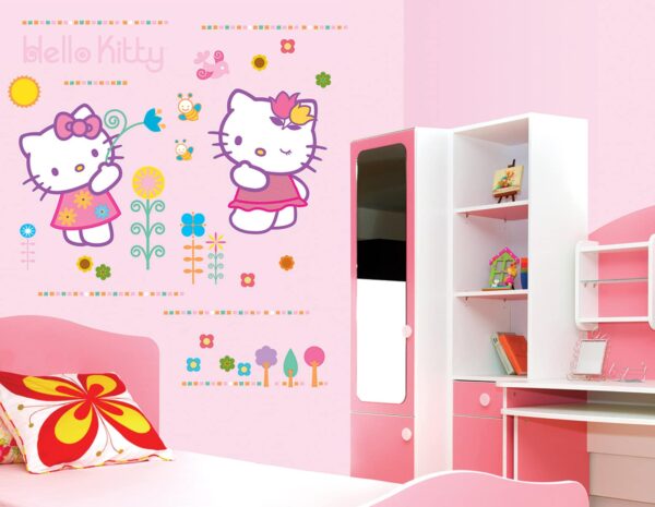 Hello Kitty αυτοκόλλητα τοίχου XL Ango – 5193