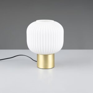 Πορτατιφ Ματ Ορείχαλκος & Οπαλ Γυαλί DIVA 1xE27 Trio Lighting – 519800108