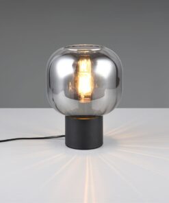 Πορτατιφ Μαύρο Ματ & Γυαλί DIVA 1xE27 Trio Lighting – 519800132