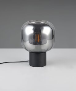 Πορτατιφ Μαύρο Ματ & Γυαλί DIVA 1xE27 Trio Lighting – 519800132