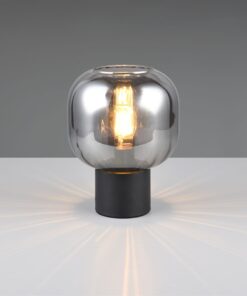 Πορτατιφ Μαύρο Ματ & Γυαλί DIVA 1xE27 Trio Lighting – 519800132