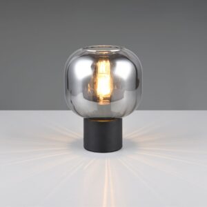 Πορτατιφ Μαύρο Ματ &  Γυαλί DIVA 1xE27 Trio Lighting – 519800132