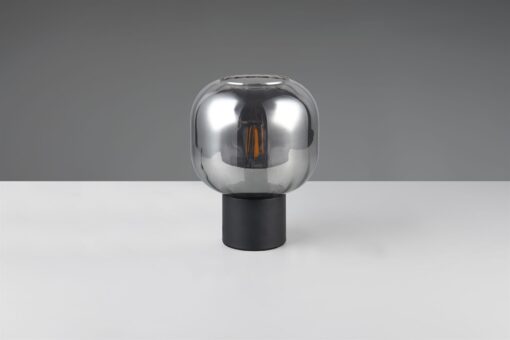 Πορτατιφ Μαύρο Ματ &  Γυαλί DIVA 1xE27 Trio Lighting – 519800132