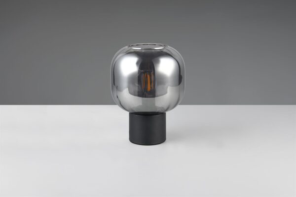 Πορτατιφ Μαύρο Ματ &  Γυαλί DIVA 1xE27 Trio Lighting – 519800132
