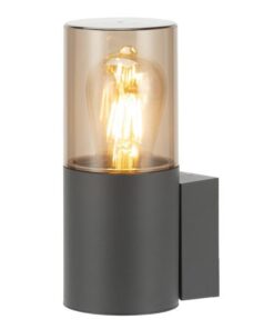 ΑΠΛΙΚΑ ΤΟΙΧΟΥ ΑΛΟΥΜΙΝΙΟΥ E27 120x90x220 IP54 ΜΑΥΡΗ EUROLAMP – 145-20621