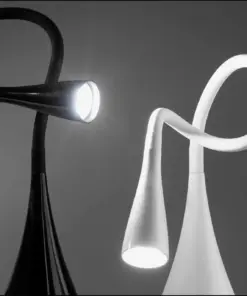 Faro Barcelona Lena Φωτιστικό Γραφείου LED με Εύκαμπτο Βραχίονα σε Λευκό Χρώμα 3W 4000K – 52057