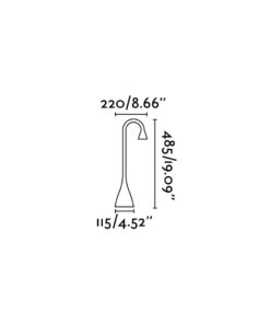 LENA BLACK READING LAMP LED 3W 4000K FARO – 52058