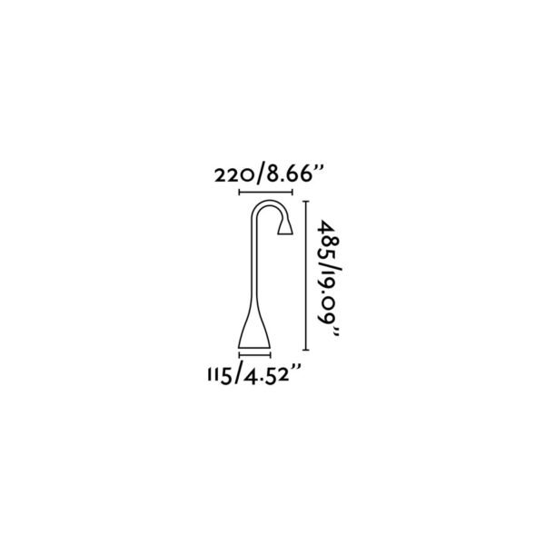 LENA BLACK READING LAMP LED 3W 4000K FARO – 52058