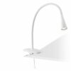 LENA WHITE CLIP LAMP LED 5W 4000K FARO – 52059