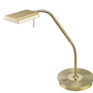 Πορτατίφ Trio Lighting LED 12W  Ορείχαλκος Ματ Μεταλλικό Dimmable 1100lm 3000K  520910108