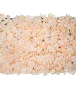 GloboStar® 78327 Συνθετικό Πάνελ Φυλλωσιάς – Κάθετος Κήπος Άγρια Ορτανσία Σομόν Μ60 x Υ40 x Π5cm