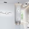 Πορτατίφ Trio Lighting LED 17W  Μαύρο Ματ Μεταλλικό Dimmable 1500lm 3000K  522610332