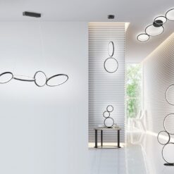 Πορτατίφ Trio Lighting LED 17W  Μαύρο Ματ Μεταλλικό Dimmable 1500lm 3000K  522610332