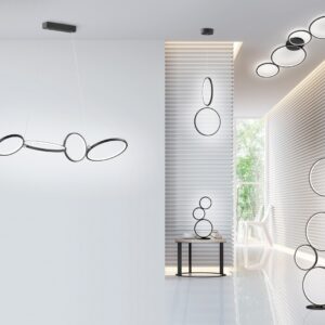 Πορτατίφ Trio Lighting LED 17W  Μαύρο Ματ Μεταλλικό Dimmable 1500lm 3000K  522610332