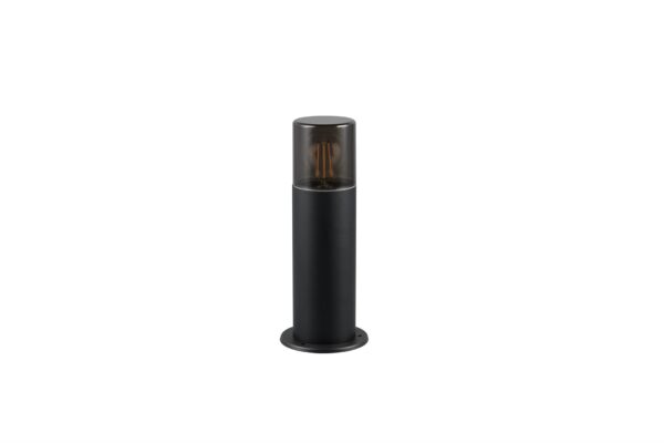 Φωτιστικό Κολωνάκι Δαπέδου Μαύρο Ματ 30cm HOOSIC 1x E27 IP44 Trio Lighting – 524060132