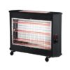 ΘΕΡΜΑΣΤΡΑ ΧΑΛΑΖΙΑ 2800W ΜΑΥΡΗ 2FACE  ΜΕ ΘΕΡΜΟΣΤΑΤΗ (705X210X460) EUROLAMP – 147-29185
