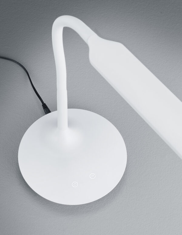 Πορτατίφ Trio Lighting LED 5W  Λευκό Ματ Πλαστικό Step Dimmable 550lm 3000+4000+5000K  527090131