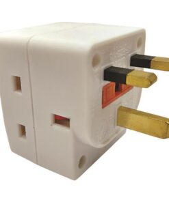 ΑΝΤΑΠΤΟΡΑΣ UK 3 ΘΕΣΕΩΝ ΜΕ ΠΡΟΣΤΑΣΙΑ ΕΠΑΦΩΝ EUROLAMP 147-10017