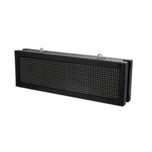 GloboStar® DISPLAY 90269 LED Scrolling Display 64x16cm – Κυλιόμενη Ψηφιακή Πινακίδα / Επιγραφή Διπλής Όψης P10 LED SMD AC 220-240V – Λειτουργία μέσω Wi-Fi με Εφαρμογή APP – Αισθήτηρας Θερμοκρασίας και Υγρασίας – Αδιάβροχο IP65 – Μ70.5 x Π11 x Υ22.5cm – RGB – 1 Χρόνο Εγγύηση