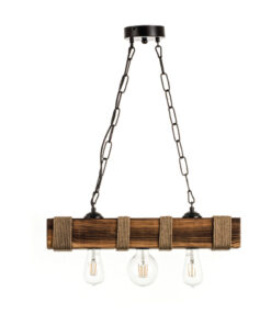 InLight Κρεμαστό φωτιστικό από ξύλο και σχοινί (5318-3)
