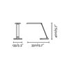 ANOUK BLACK TABLE LAMP LED 8W 4000K FARO – 53415
