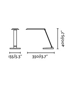 ANOUK BLACK TABLE LAMP LED 8W 4000K FARO – 53415