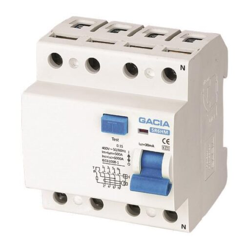 ΡΕΛΕ ΔΙΑΡΡΟΗΣ 4Χ63Α 30mΑ GACIA TYPE AC EUROLAMP – 500-37003