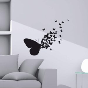 Butterflies Silhouettes αυτοκόλλητα τοίχου βινυλίου M Ango – 54110