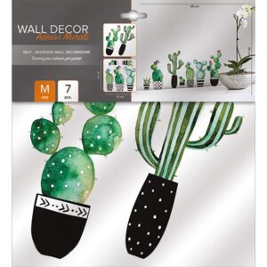 Watercolour Cactus αυτοκόλλητα τοίχου βινυλίου Ango – 54114