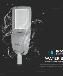 LED Φωτιστικό Δρόμου 160W V-TAC PRO Samsung Chip 20800lm Γκρι Αδιάβροχο IP66 Φυσικό Λευκό 4000K – 543