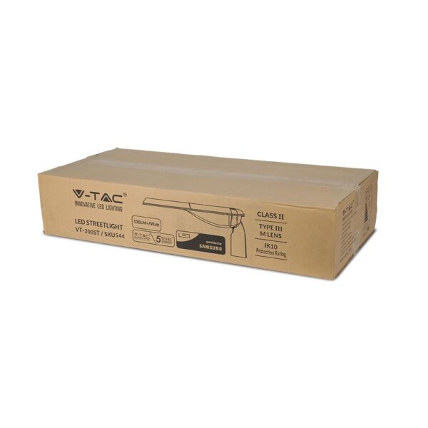 LED Φωτιστικό Δρόμου 200W V-TAC PRO Samsung Chip 26000lm Αδιάβροχο IP66 Φυσικό Λευκό 4000K – 544