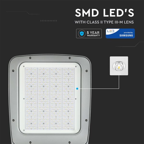 LED Φωτιστικό Δρόμου 200W V-TAC PRO Samsung Chip 26000lm Αδιάβροχο IP66 Φυσικό Λευκό 4000K – 544